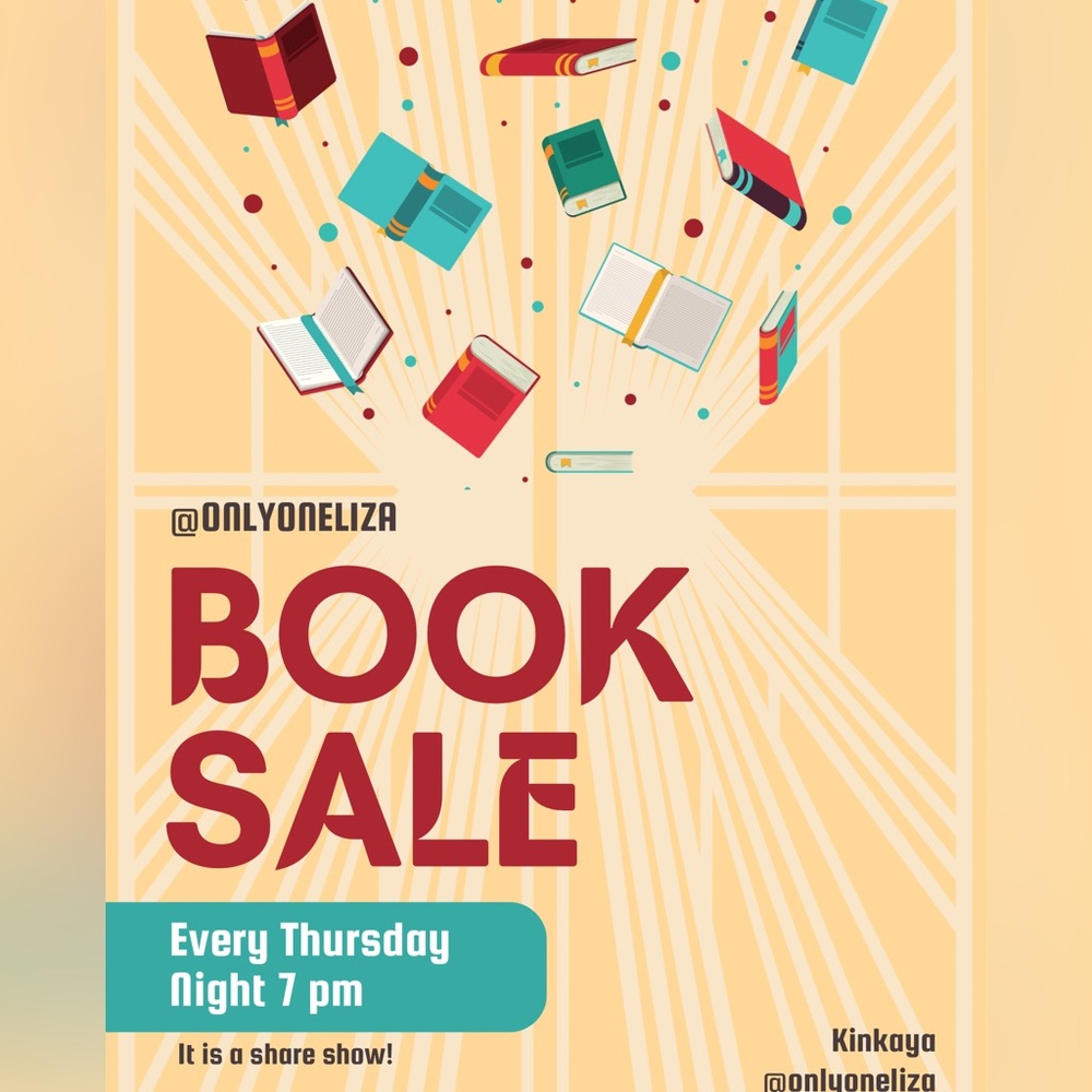 Booky Season Live Bookshow Poster